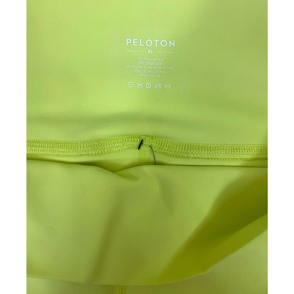 Peloton Cadent 5" Bike Short Yellow Size XL NWT - Picture 7 of 11